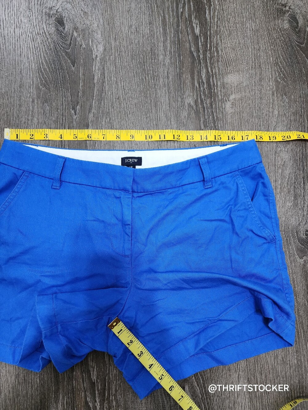 J Crew Blue Chino Shorts - Picture 4 of 7